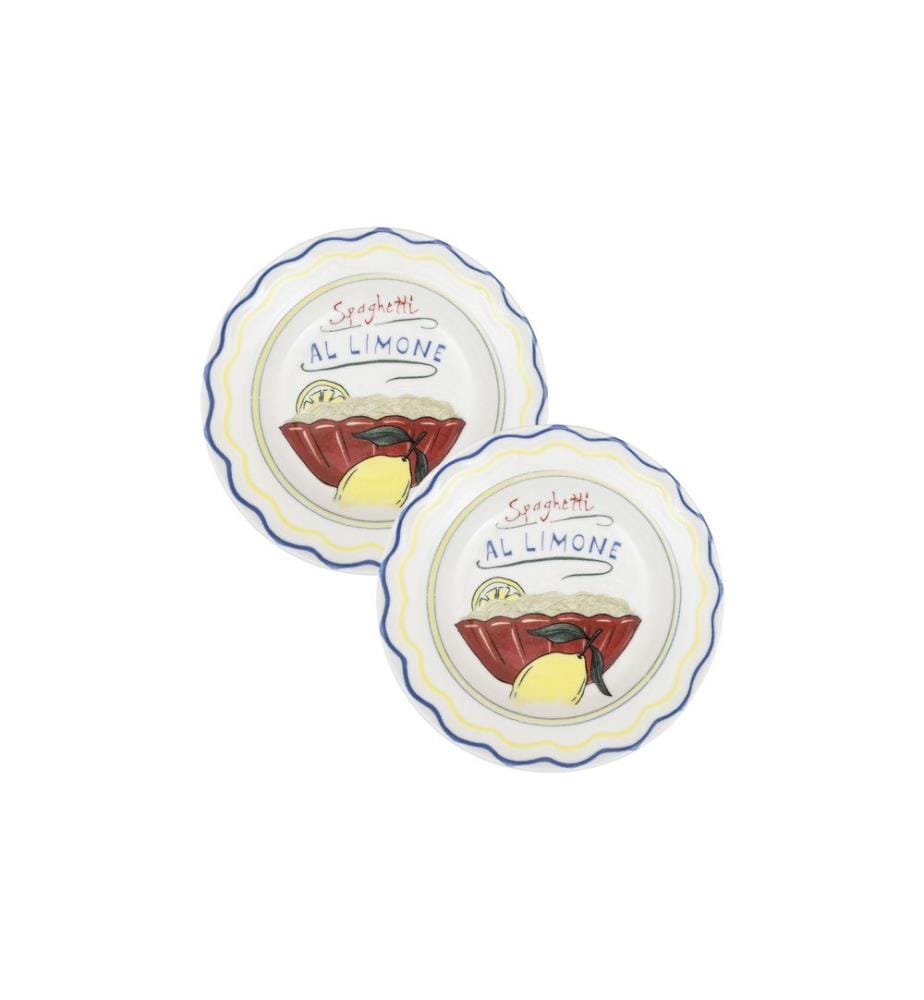 Teller-Set (2-teilig) – Mehrfarbig