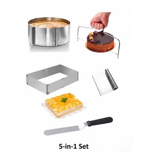 Set aus Darioles (5 Stück) – Silber