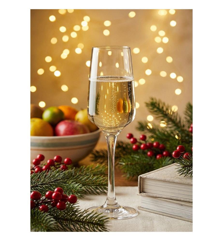 Champagnergläser-Set (6-teilig) – transparent