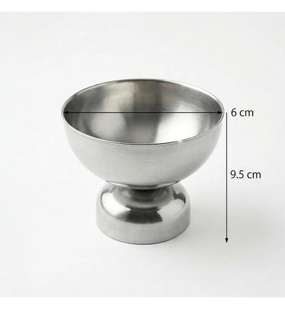 Eisbecher-Set (6-teilig) – Silber