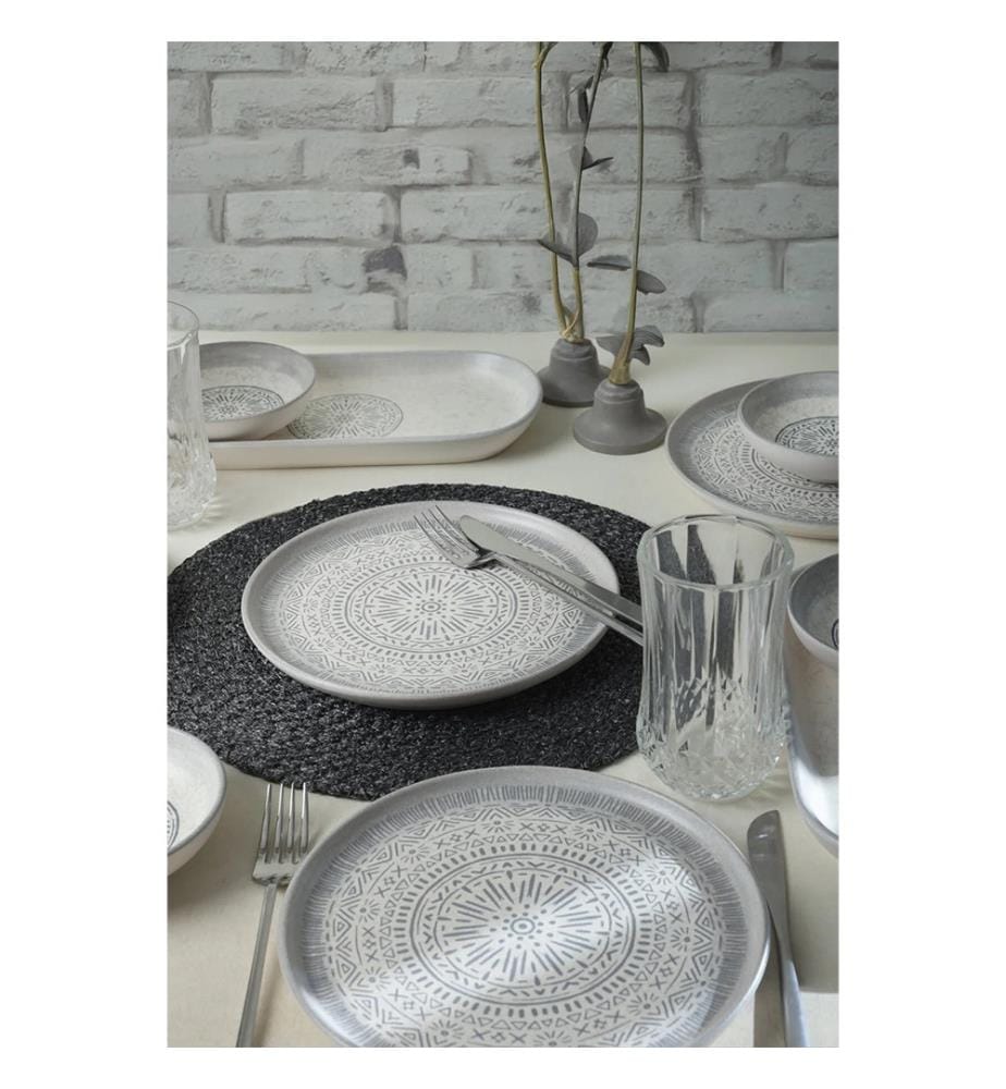 Frühstücksservice (10-teilig) – Steinoptik