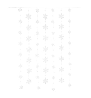 LED-Leuchtdeko Snowflake Curtain - Weiss