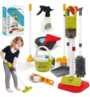 Elektrischer Staubsauger-Bausatz für Kinder – mehrfarbig