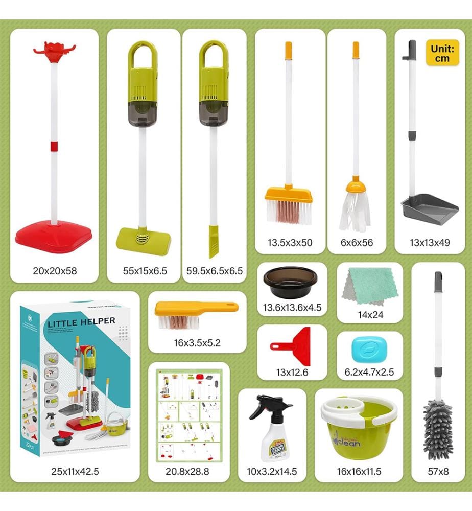 Elektrischer Staubsauger-Bausatz für Kinder – mehrfarbig