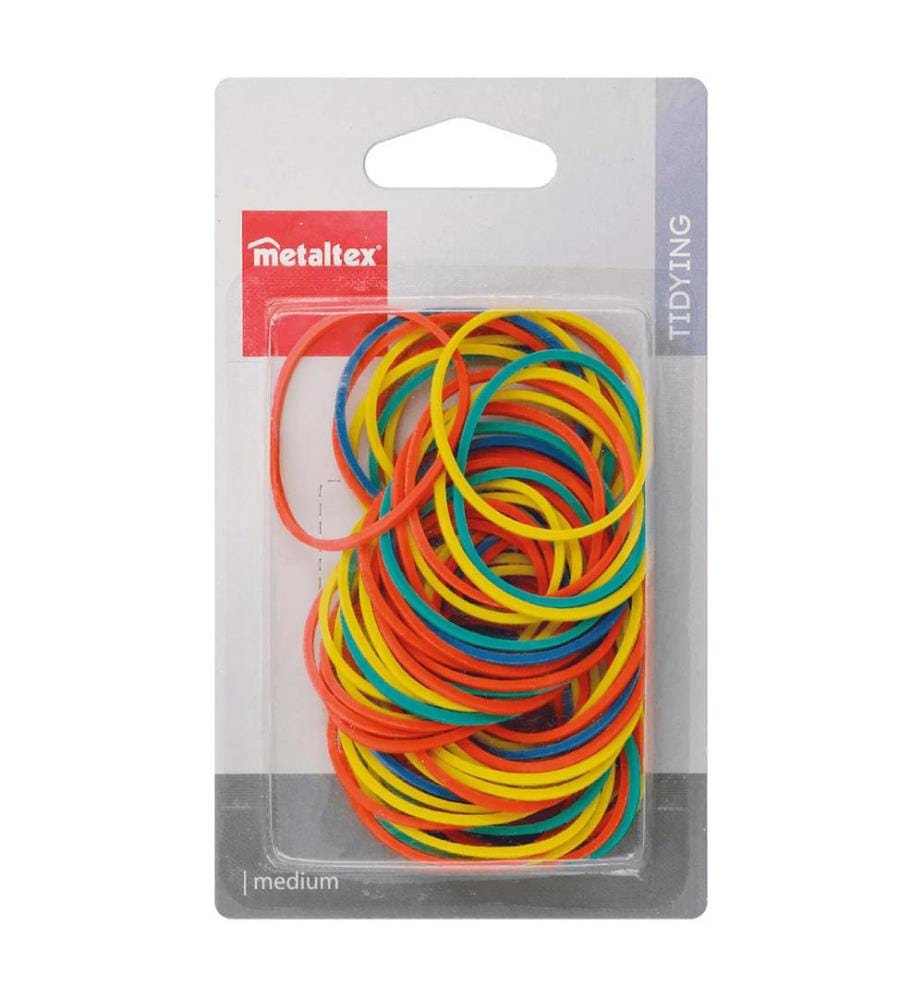 Anneaux en caoutchouc couleurs assorties
