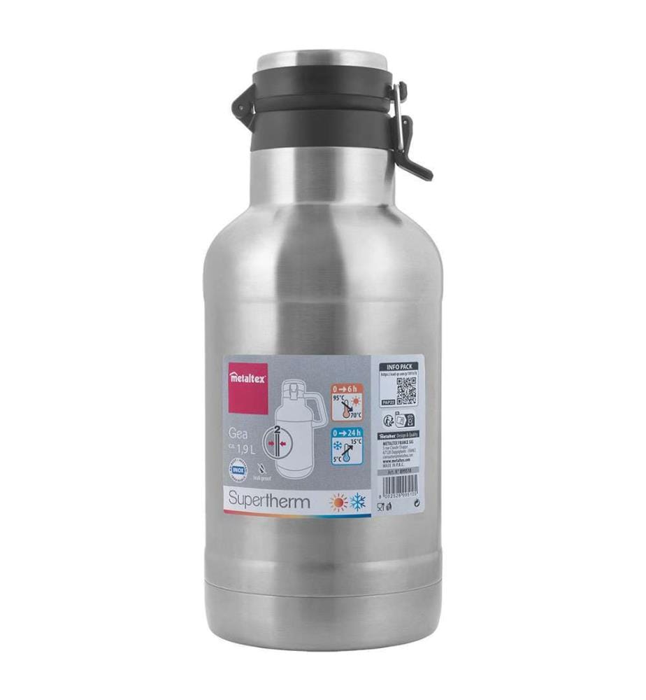 Bouteille isolante Gea inox - 1.9L