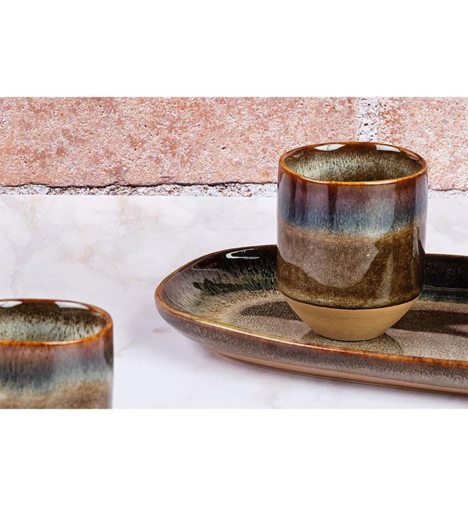 Tazza GENESIS 8cl - 6 pezzi - Basalto
