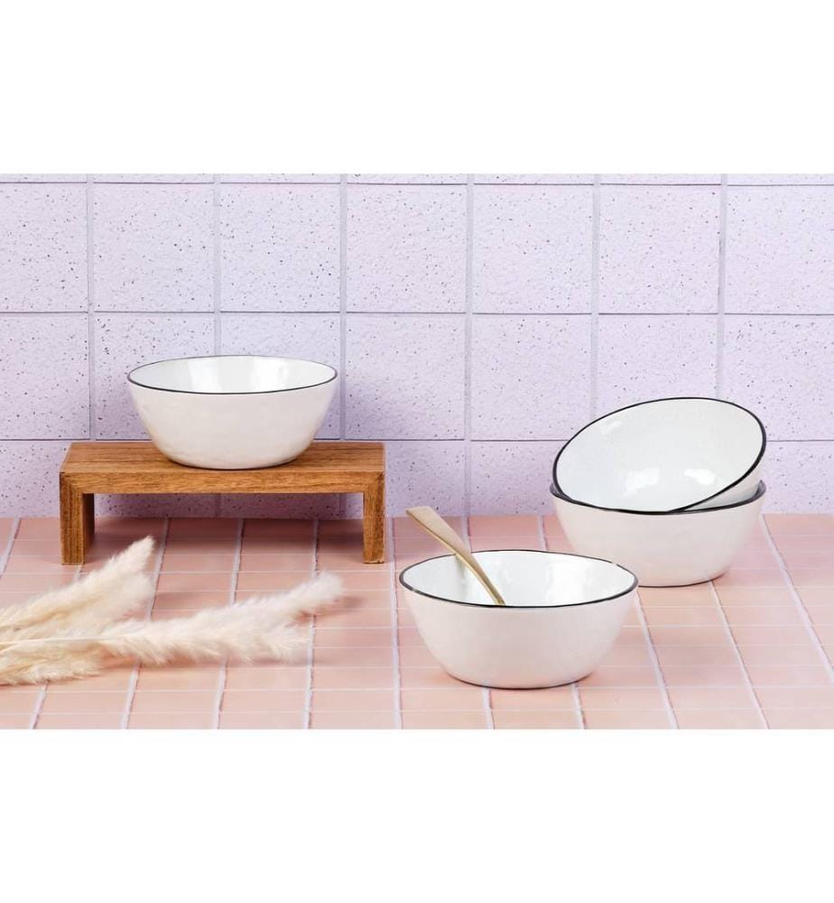 Bols Pure Ø16cm - 4 pièces - Blanc neige