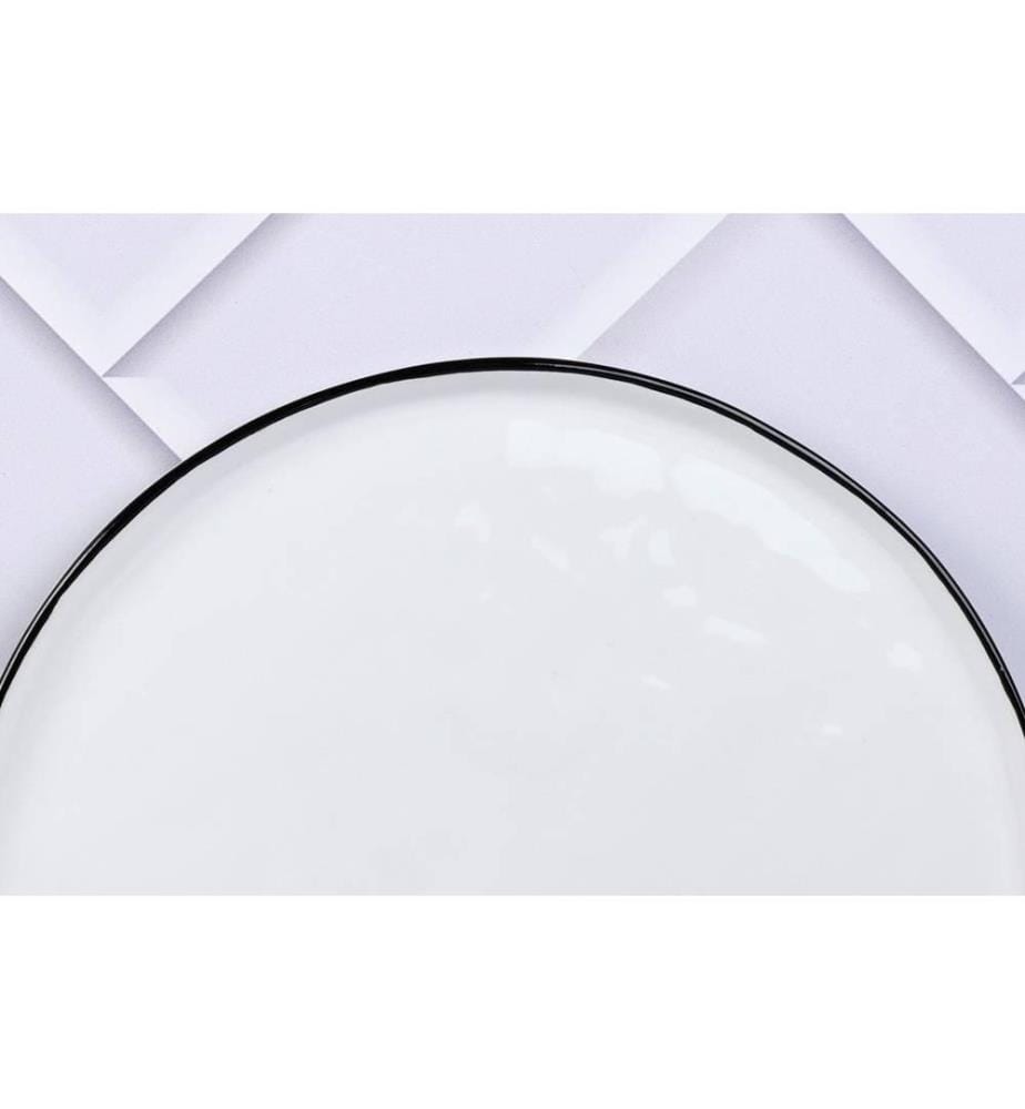 Assiette Pure Ø27,5cm - 4 pièces - Blanc neige