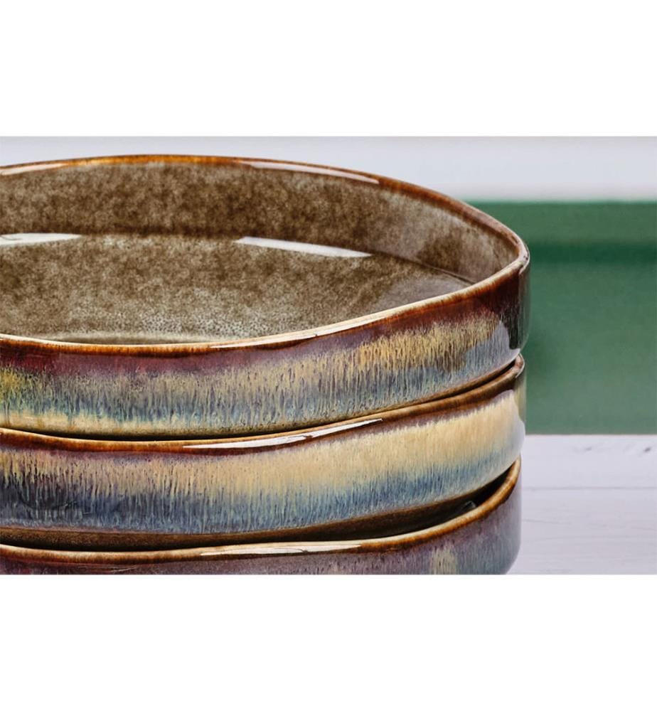 Assiette creuse GENESIS Ø21cm - 6 Pièces - Basalte