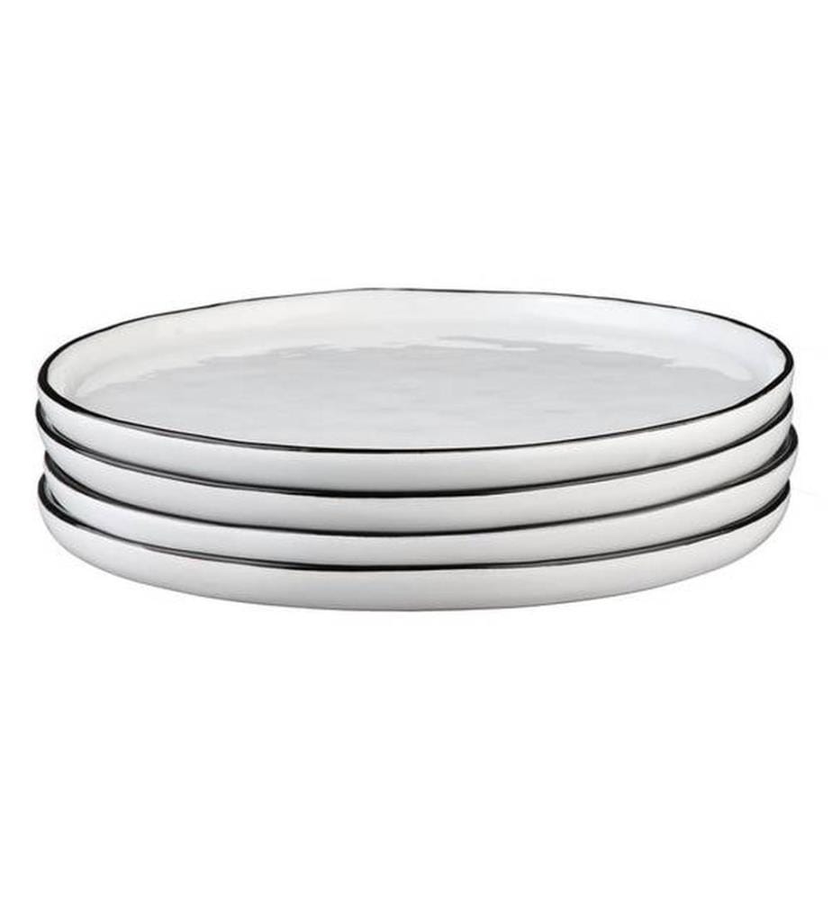 Assiette Pure Ø21,5cm - 4 pièces - Blanc neige