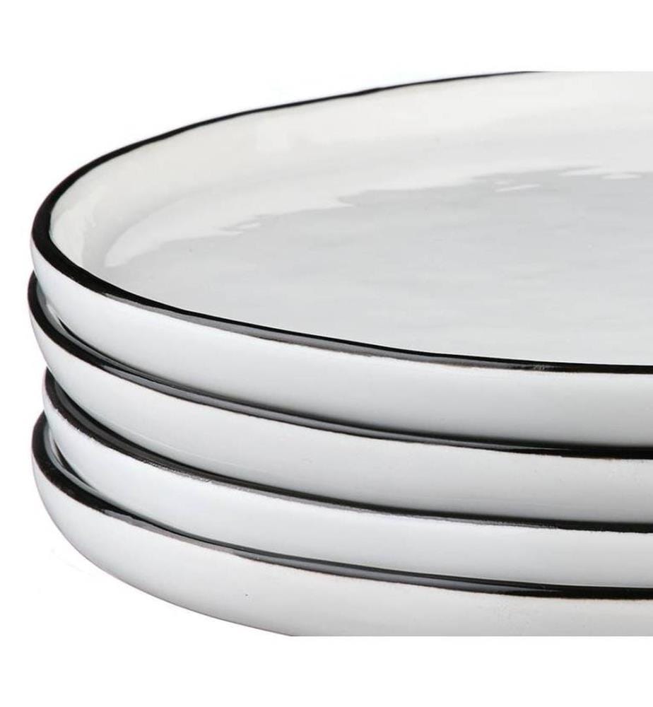 Assiette Pure Ø21,5cm - 4 pièces - Blanc neige