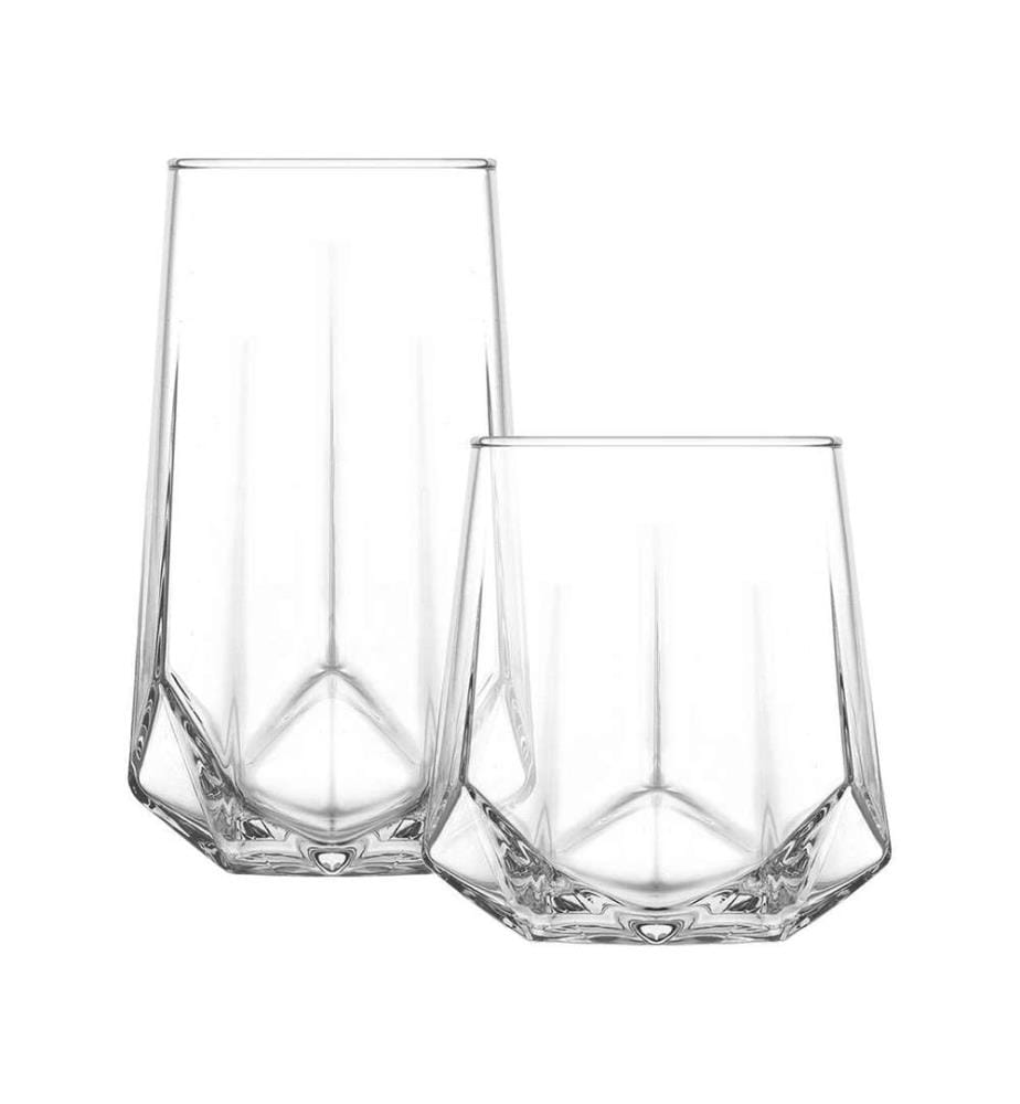 Set de verres 12 pièces - Transparent