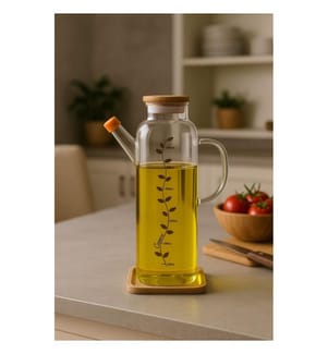 Ölspender-Set (3-teilig) – transparent