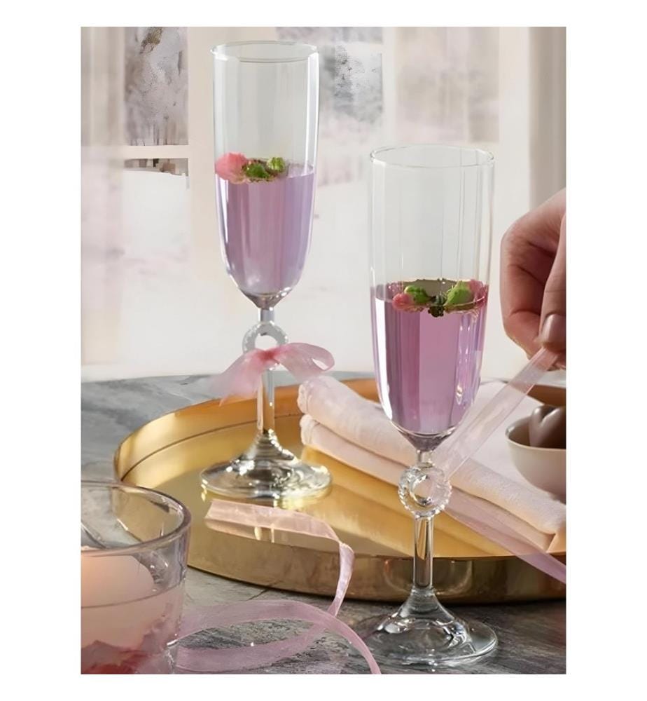 Set di bicchieri da champagne (6 pezzi) - Trasparenti
