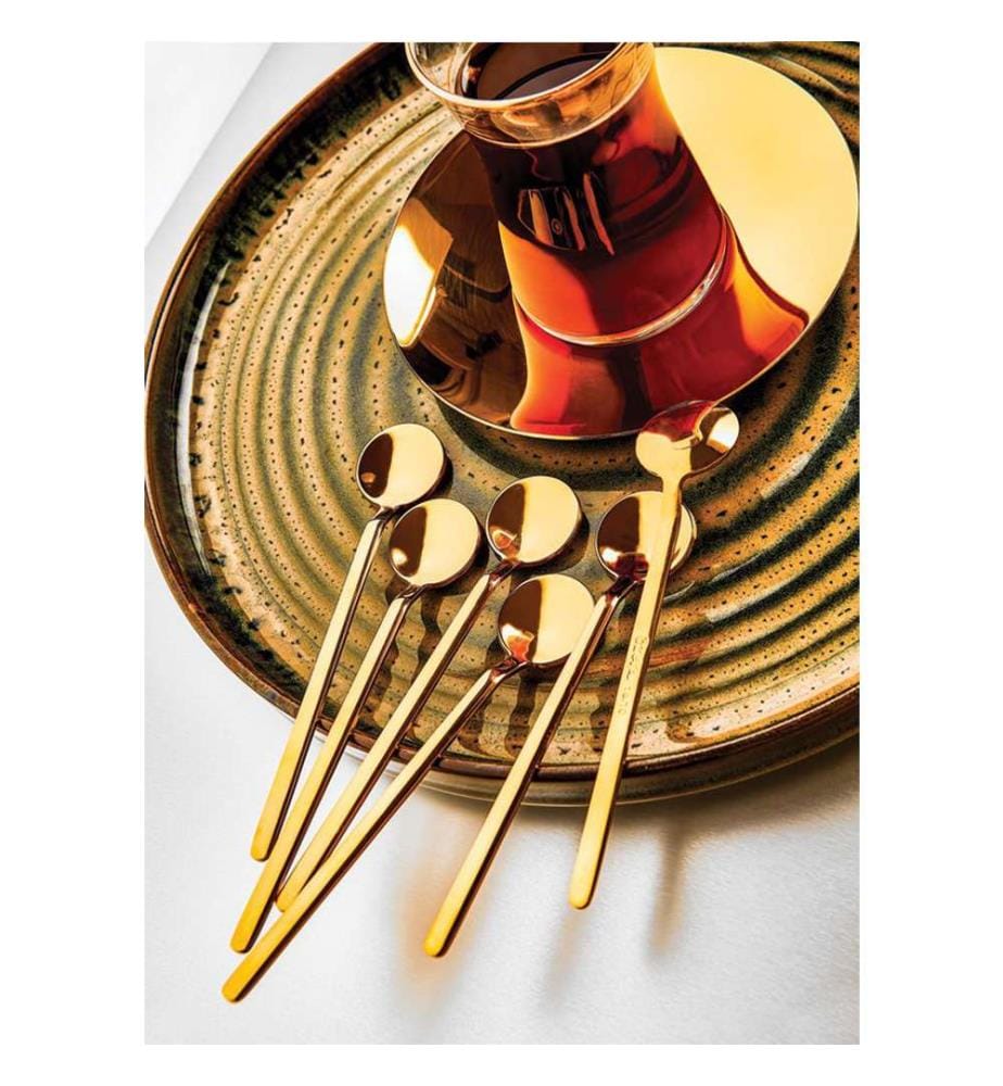 Set di cucchiaini da tè (6 pezzi) - Oro