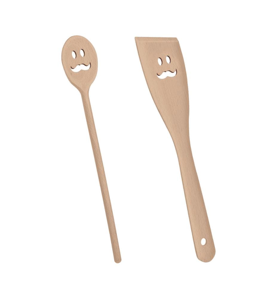 Set di 2 spatole/spatole 30 cm - Smiley