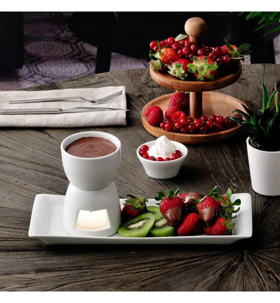 Set per fonduta - Bianco