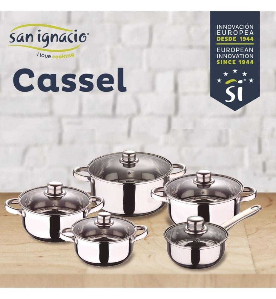 Ensemble de 12 pièces Cassel Optimum Plus - Chrome et cuivre