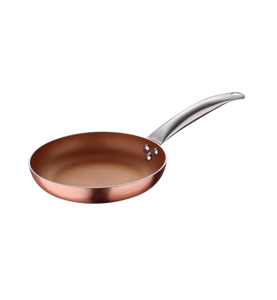 Ensemble de 5 poêles à frire en aluminium pressé (avec couvercles) compatibles induction, accompagné d'un ensemble de 3 ustensiles de cuisine en silicone et bois et d'un ensemble de 4 couteaux en acier inoxydable