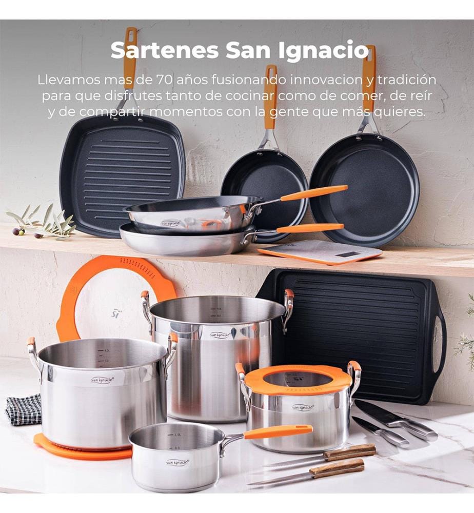 Poêle à frire compacte San Ignacio ø16cm en aluminium forgé à induction