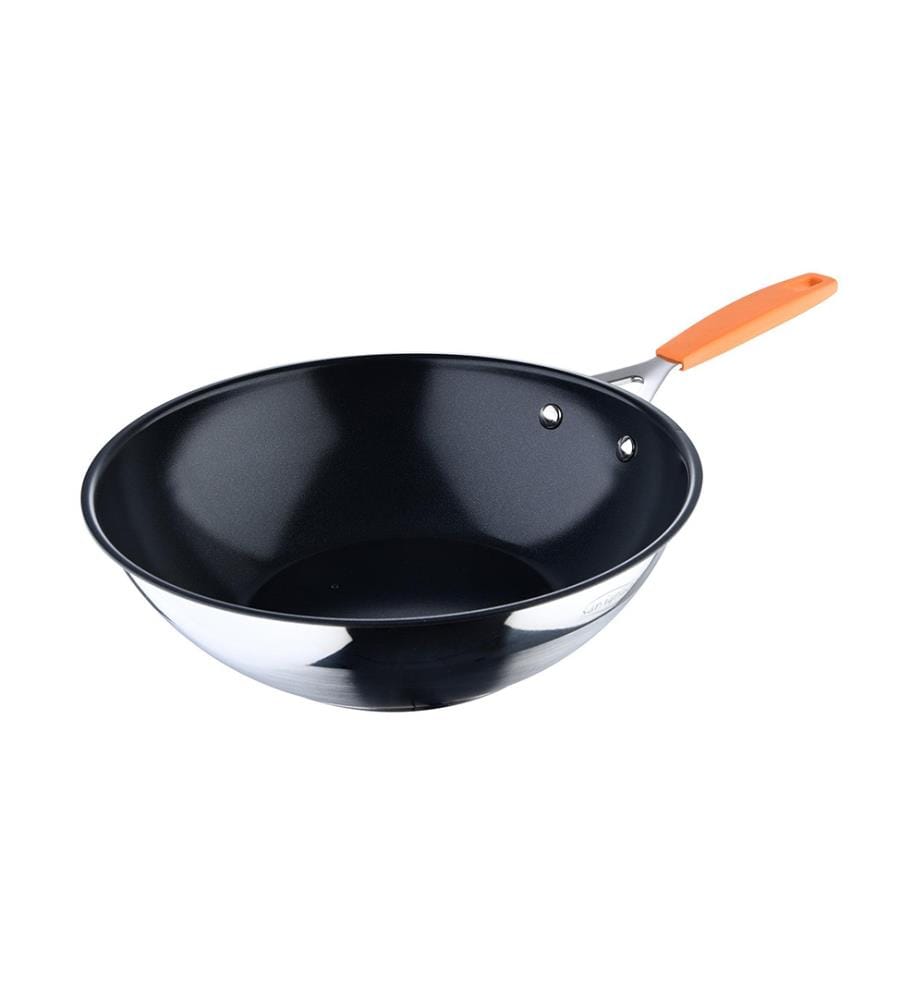 Wok compact San Ignacio ø28cm en aluminium forgé à induction