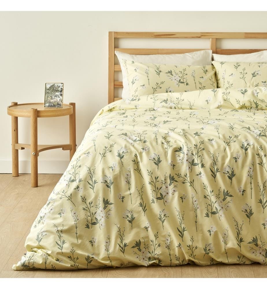 Double Duvet Cover - Yellow