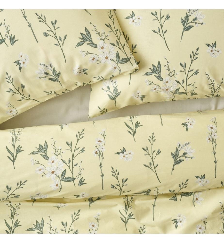 Double Duvet Cover - Yellow