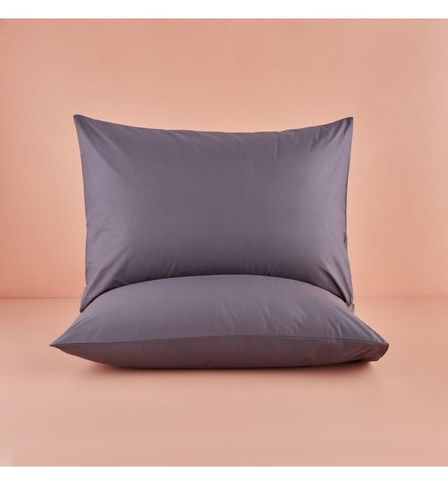 Set of 2 pillowcases, 50x70 cm - Anthracite