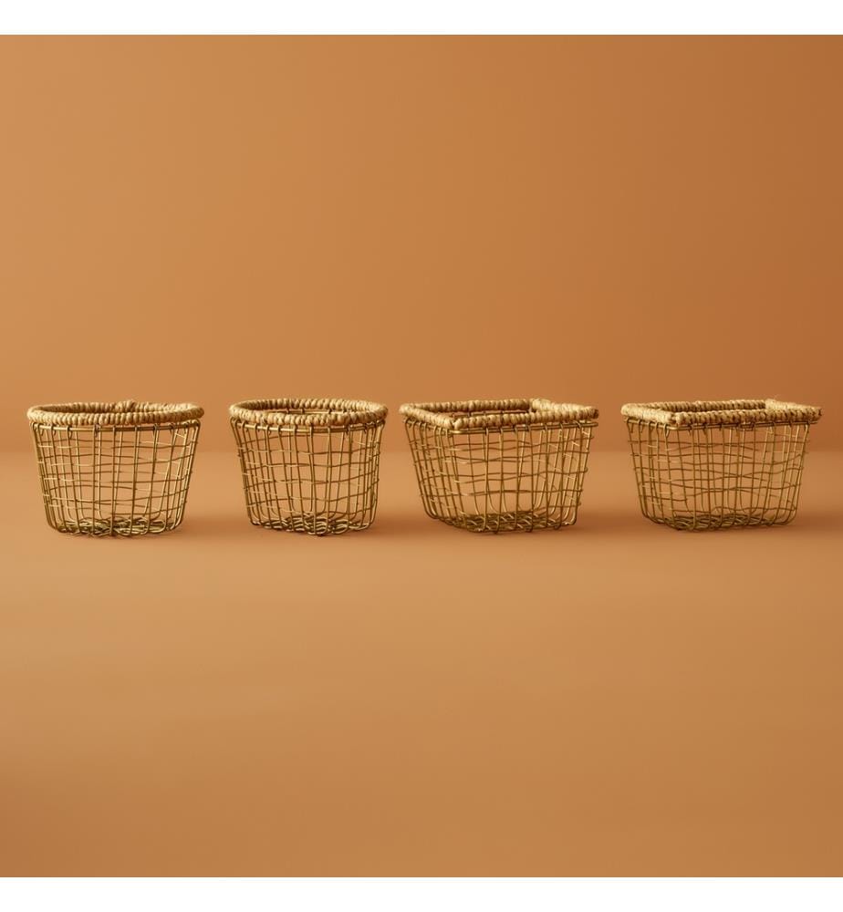 Round Fern Basket - Natural