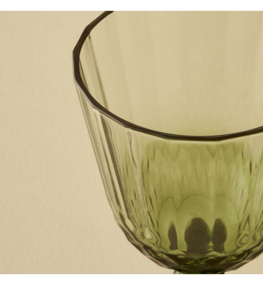 Cut Glass, 310 ml - Green