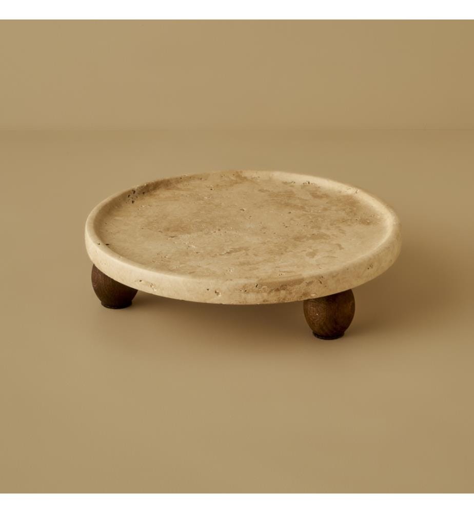 Travertine Display Stand - Natural