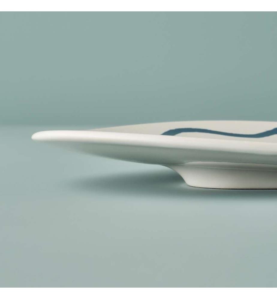 Navy-Blue Serving Plate