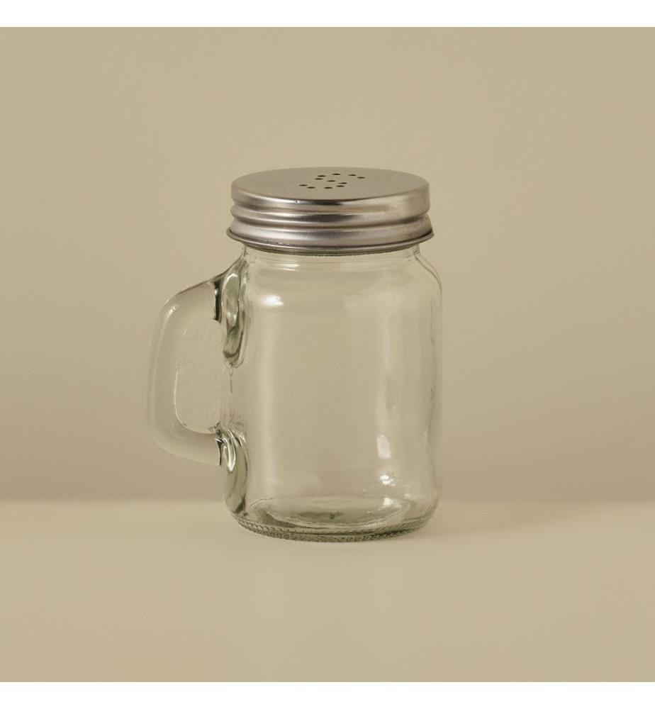 Salt and Pepper Shakers, 7 x 5.4 x 8.5 cm - Natural