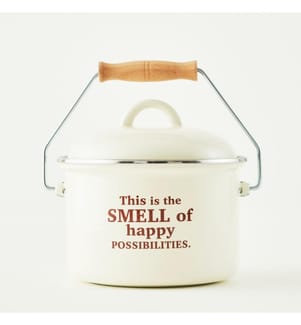 2-Liter Enamel Bucket - Cream