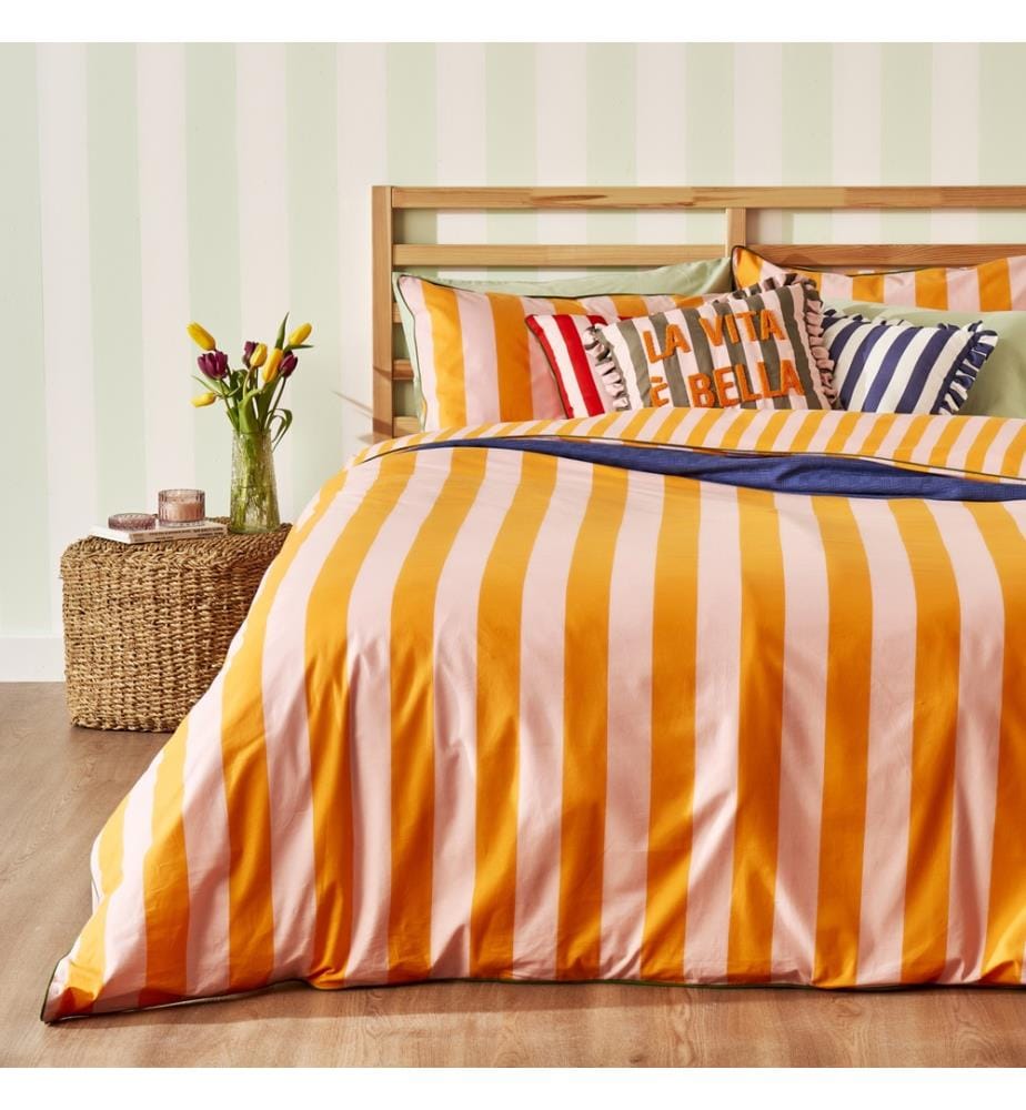 Single Duvet Cover - Orange