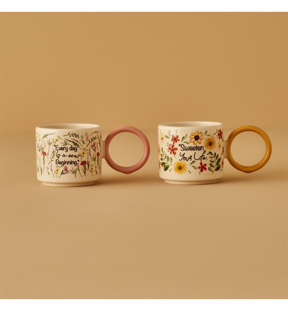 Set of 2 mugs - Multicolor