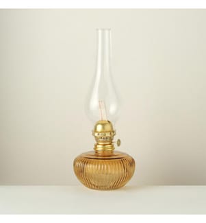 Vintage-Gaslampe – Bernstein