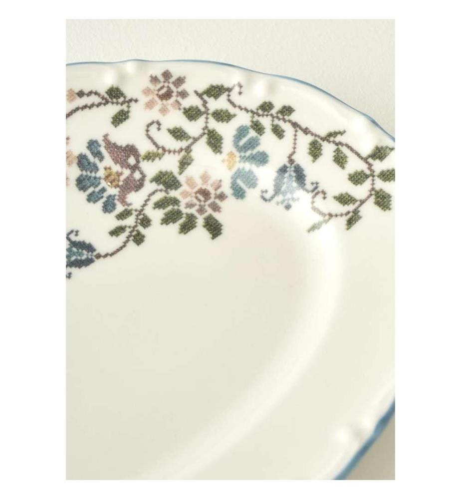 Vintage Oval Plate - White