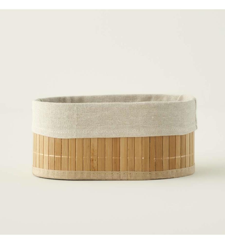 Set of 2 Bamboo Storage Boxes - Natural