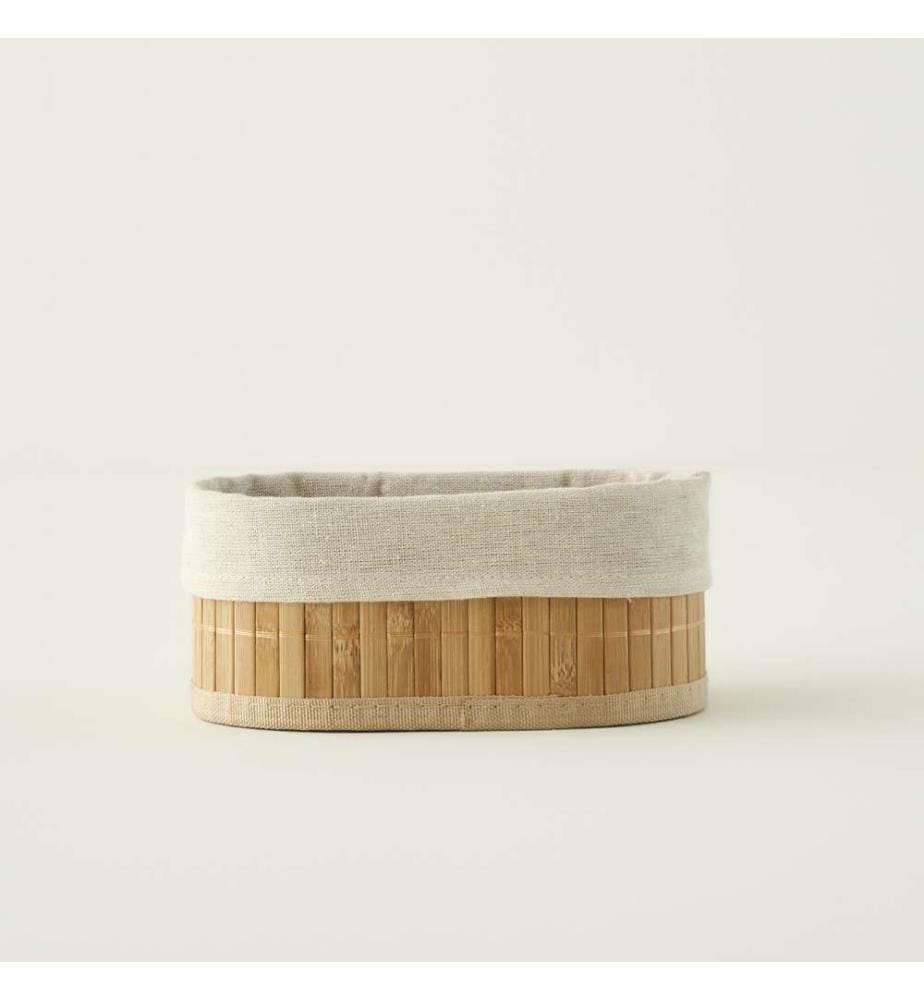 Set of 2 Bamboo Storage Boxes - Natural