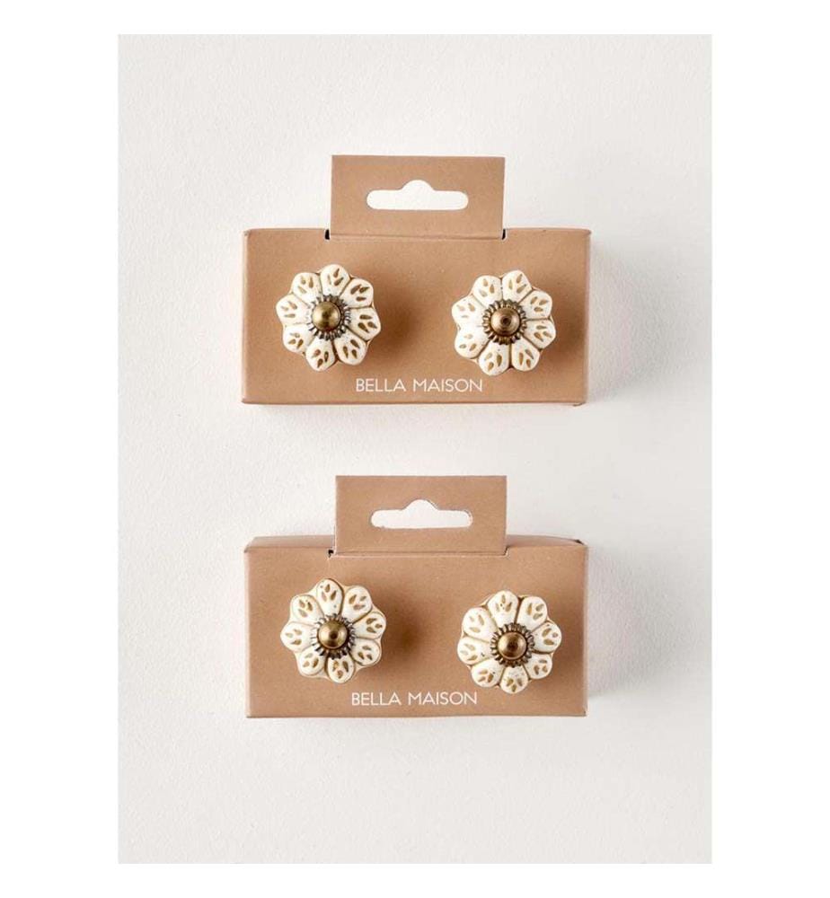 Lot de 2 poignées - Blanc