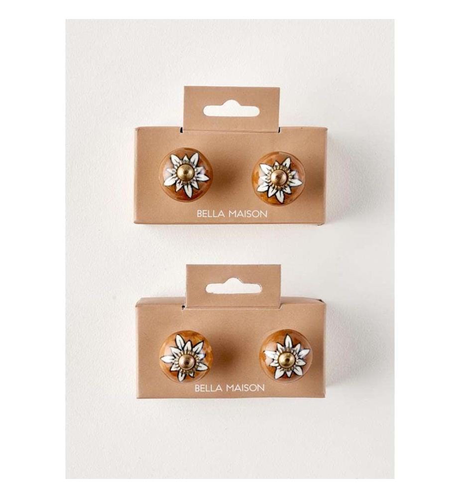 Lot de 2 boutons décoratifs - Rouge