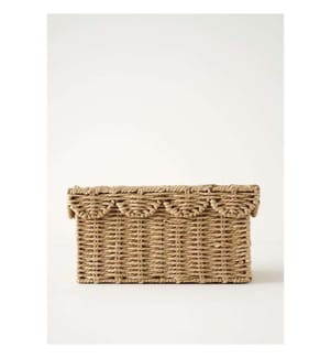 Laundry Basket with Lid - Natural