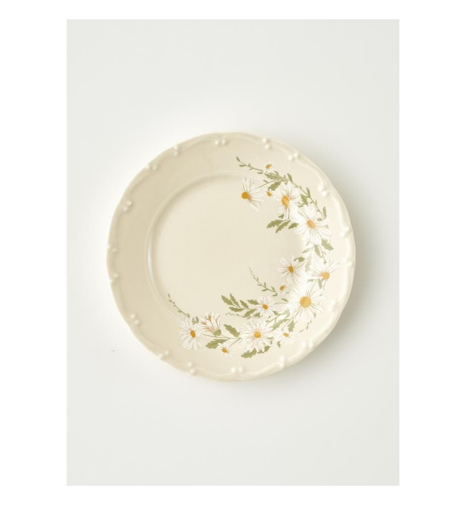 Set of 6 cake plates - Cream
