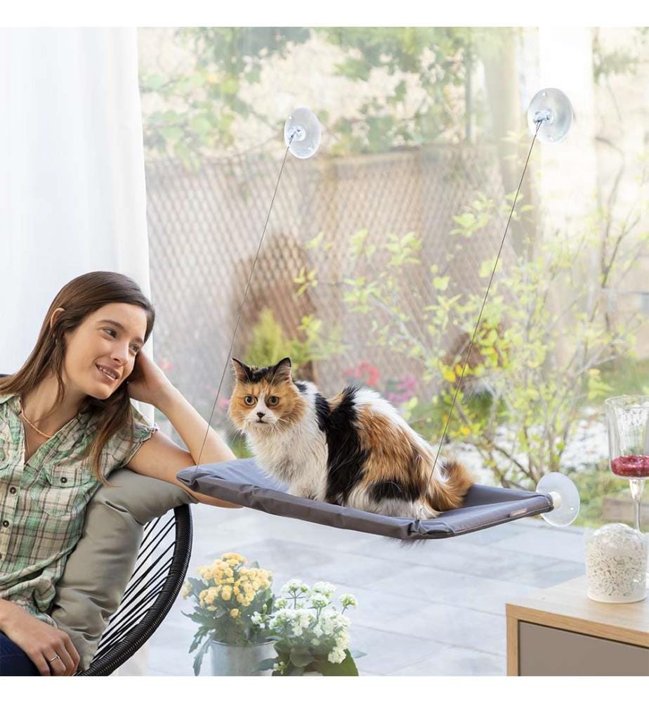 Hamac pour chat - Gris