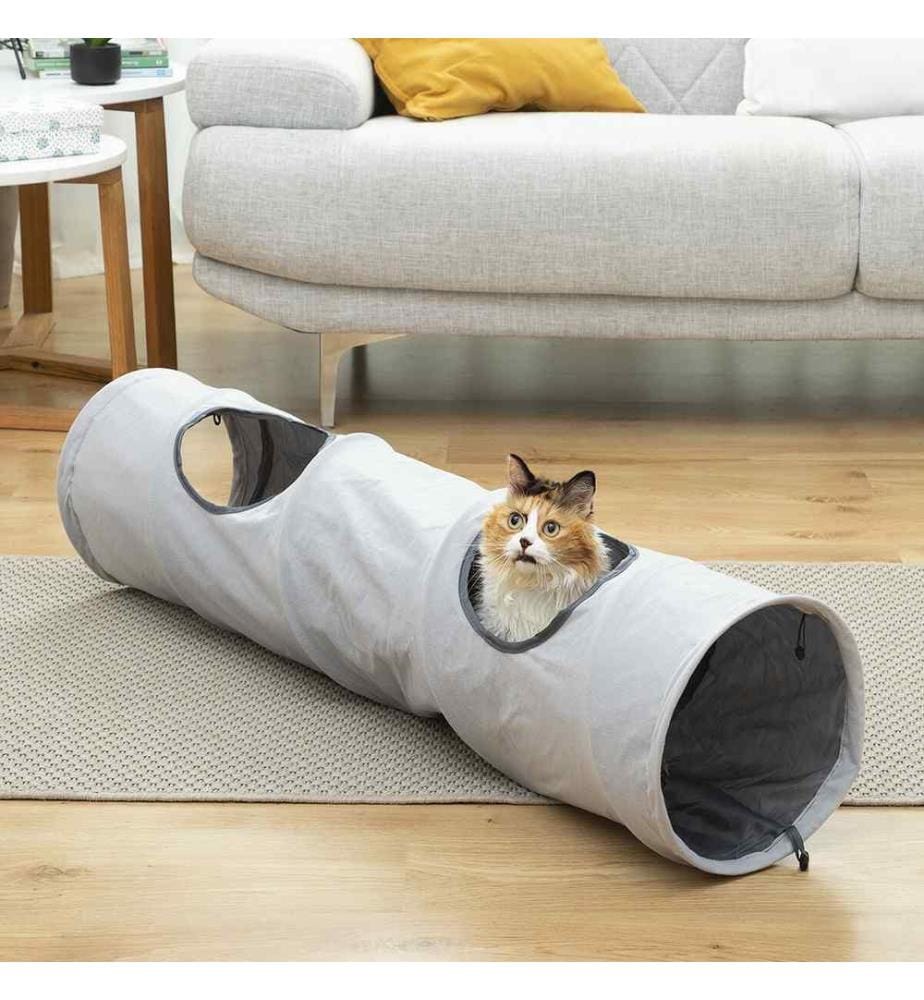 Tunnel de jeu pliable pour animaux
