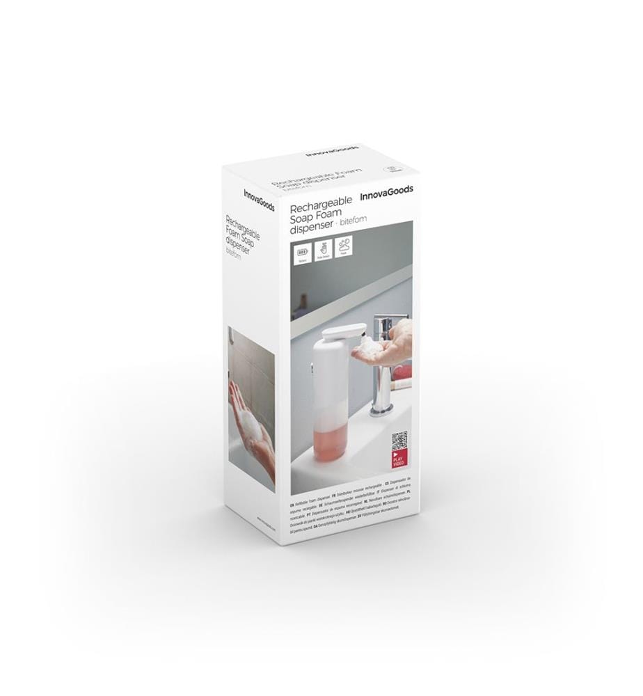 Automatic Foaming Soap Dispenser - White / Clear