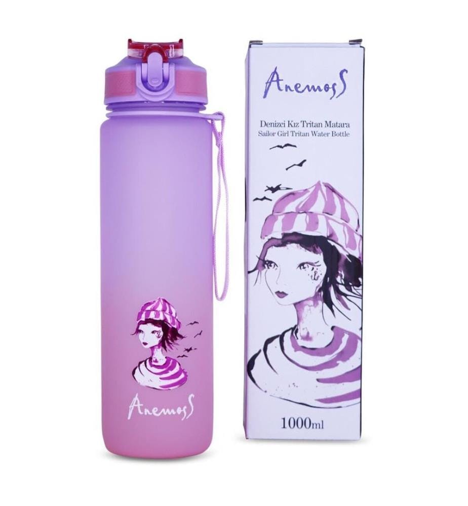 Trinkflasche aus Tritan – Violett
