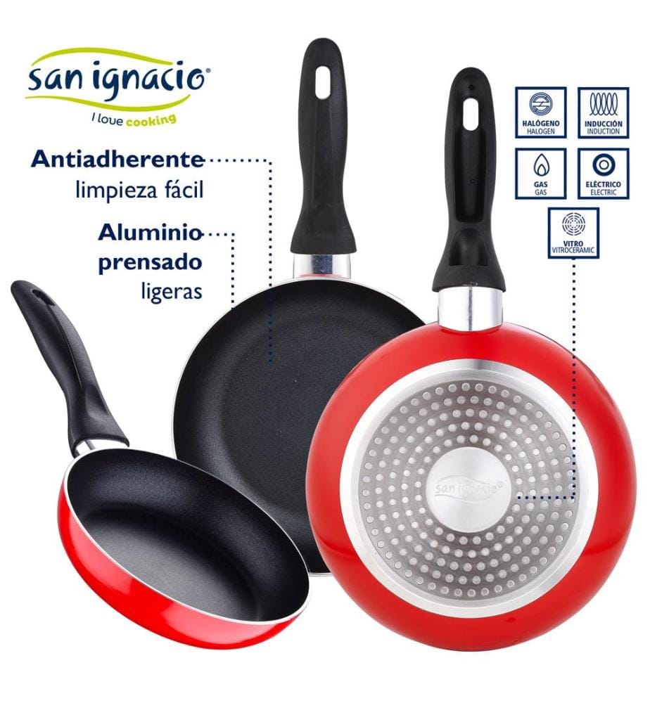 11-Piece Cookware Set - Pink